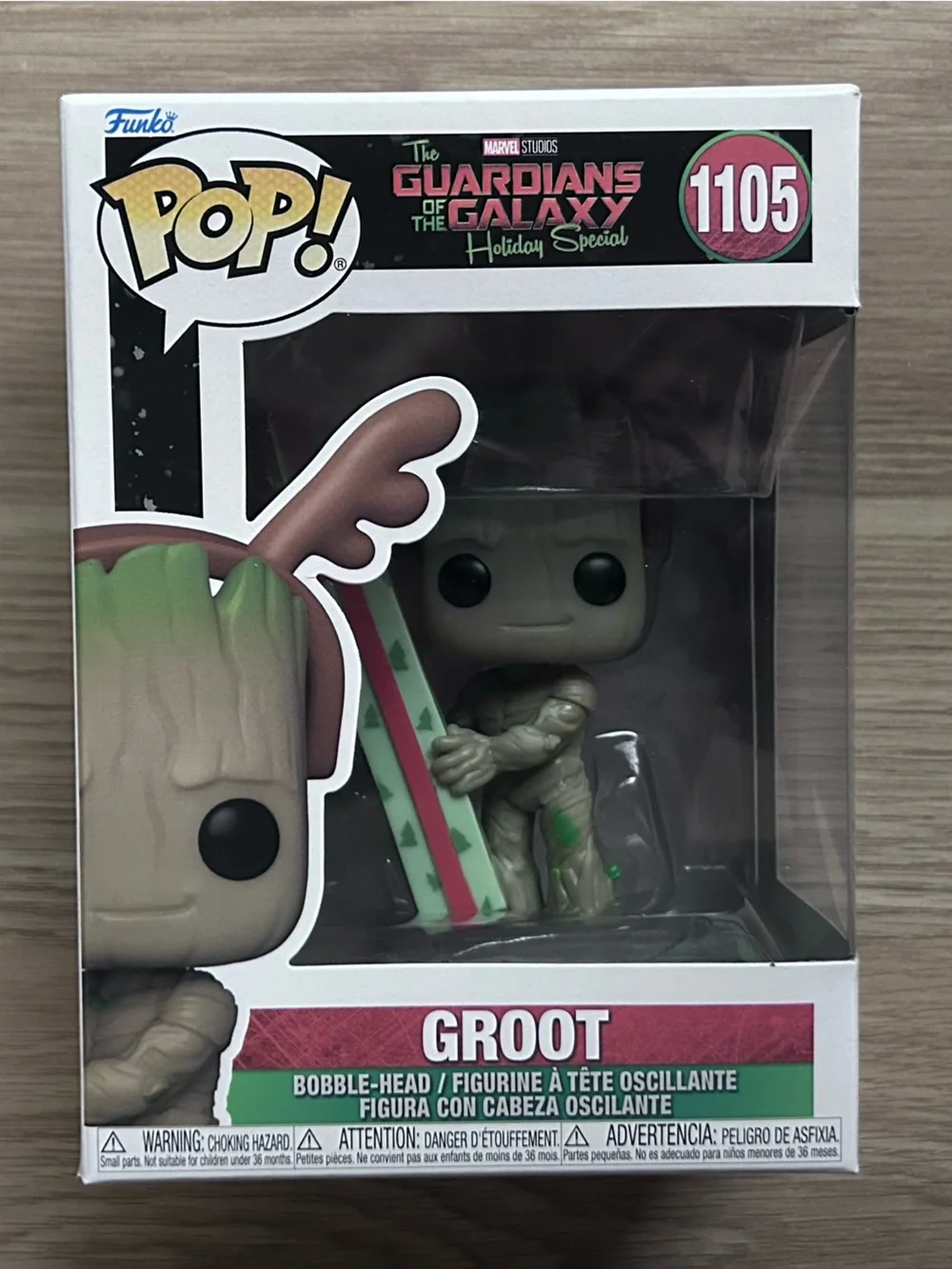 Funko Pop! Marvel Holiday bundle! Comes with free Rocket Ty beanie baby! - Picture 11 of 15